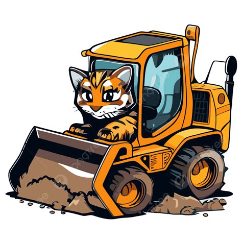 cartoon skid steer clip art|skid steer logo image.